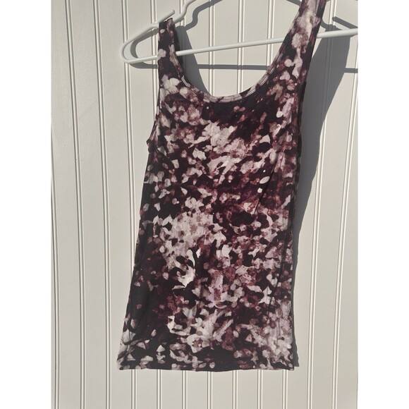 Mossimo Women's Medium Purple Tank Top Cotton Blend Round Neck - Picture 3 of 4